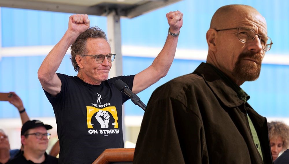 “Breaking Bad” yıldızı Bryan Cranston greve katıldı: Mesleğimizi elimizden alıp robotlara veremezsiniz!