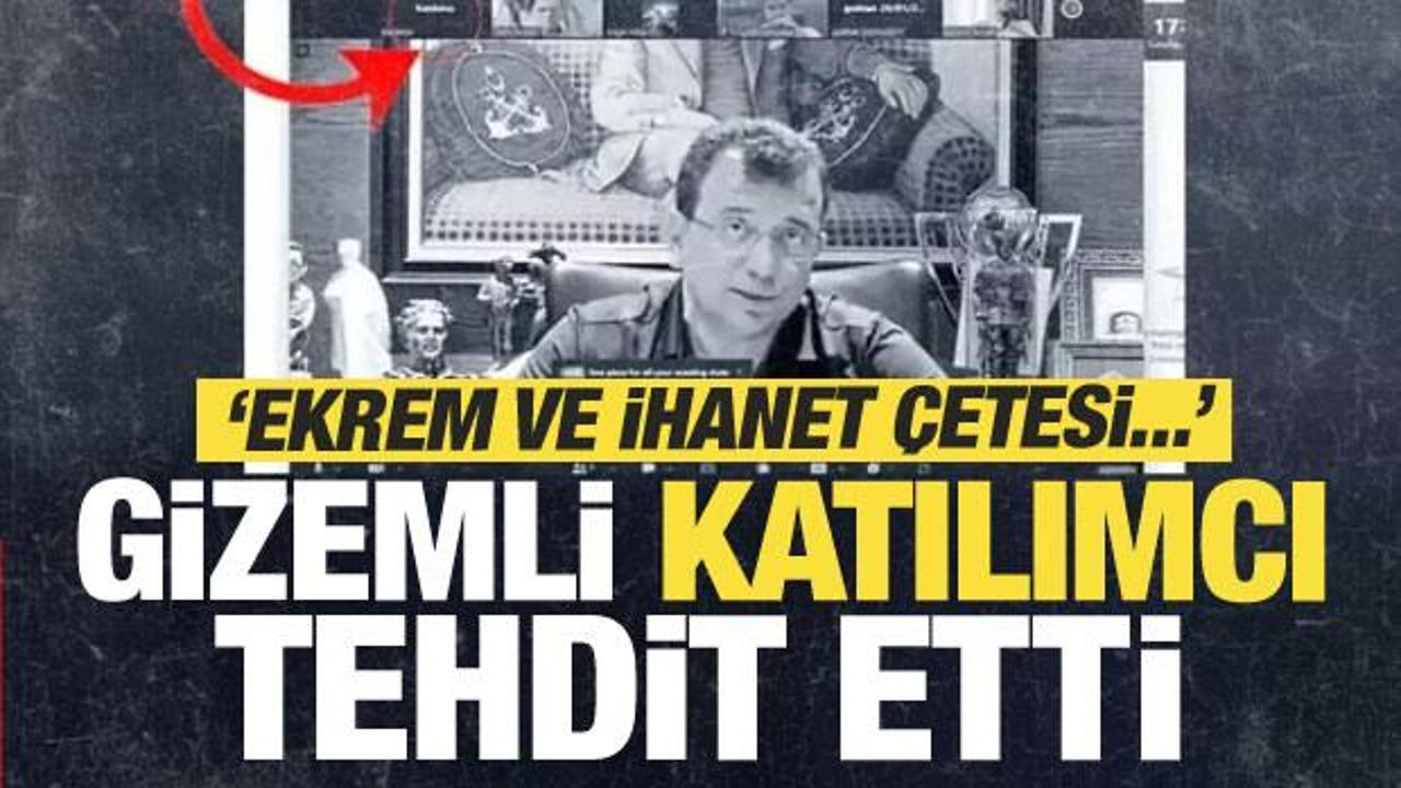 CHP’deki gizli toplantıya katılan ‘gizemli katılımcı’ konuştu! İmamoğlu’na tehdit