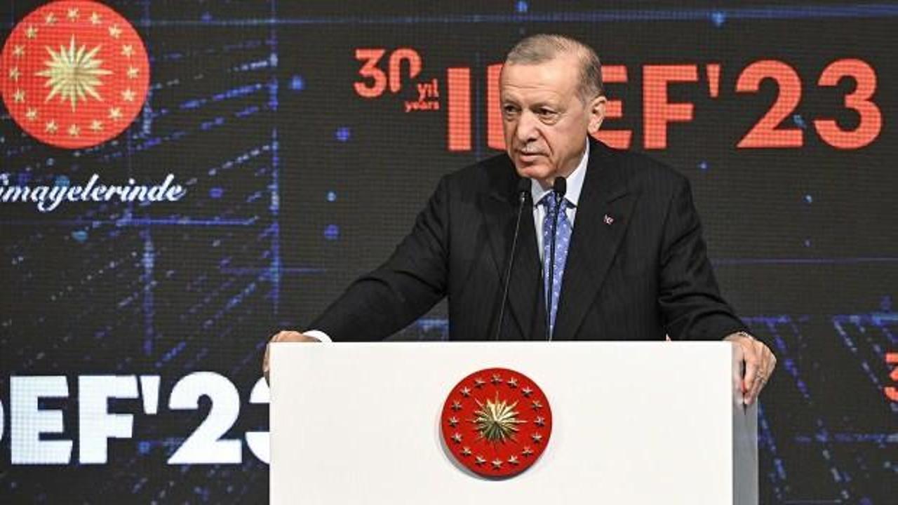 Cumhurbaşkanı Erdoğan: İDEF sektöre damga vurdu