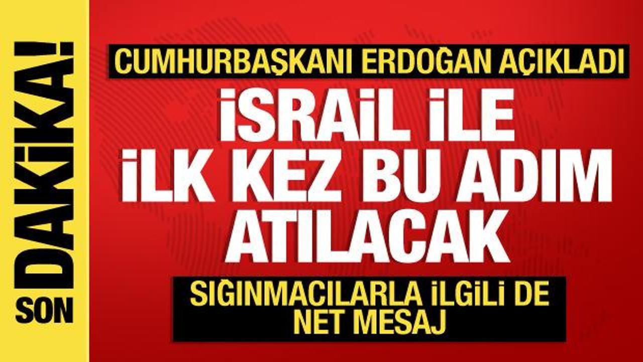 Cumhurbaşkanı Erdoğan: Netanyahu ve Abbas’la süreci hızlandıracak adımlar atacağız