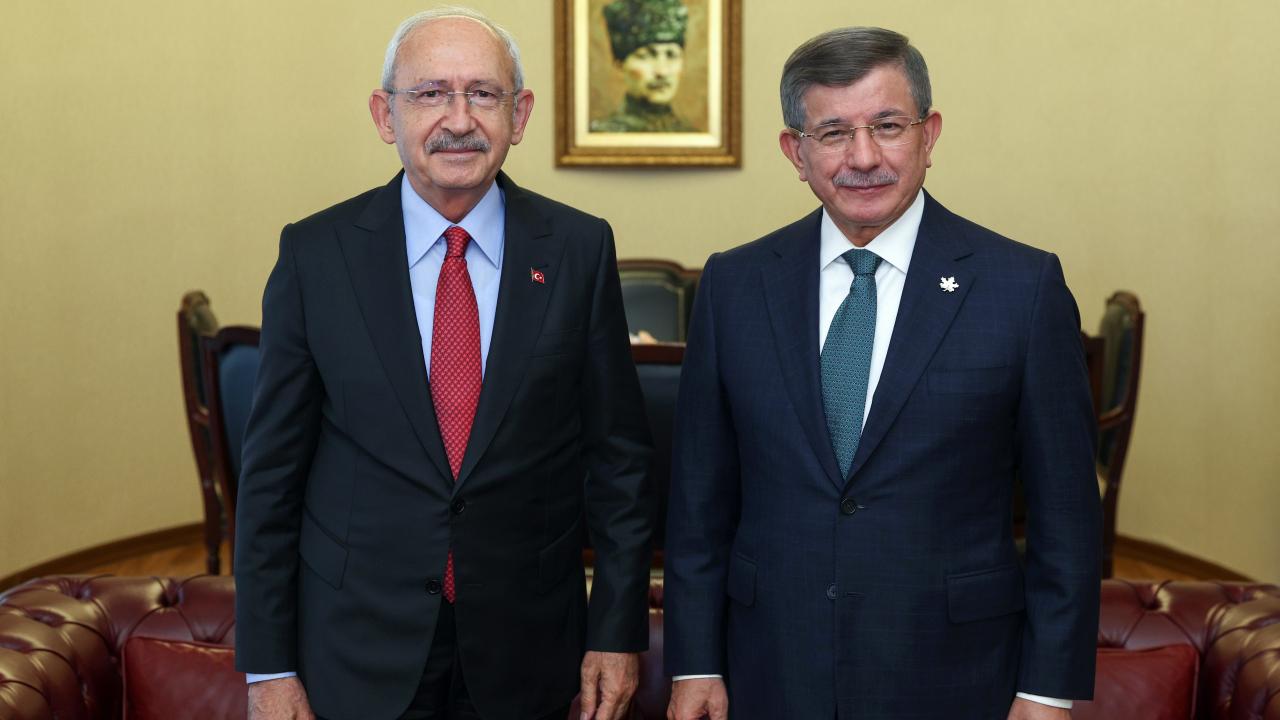 Davutoğlu’ndan Kılıçdaroğlu’na ziyaret