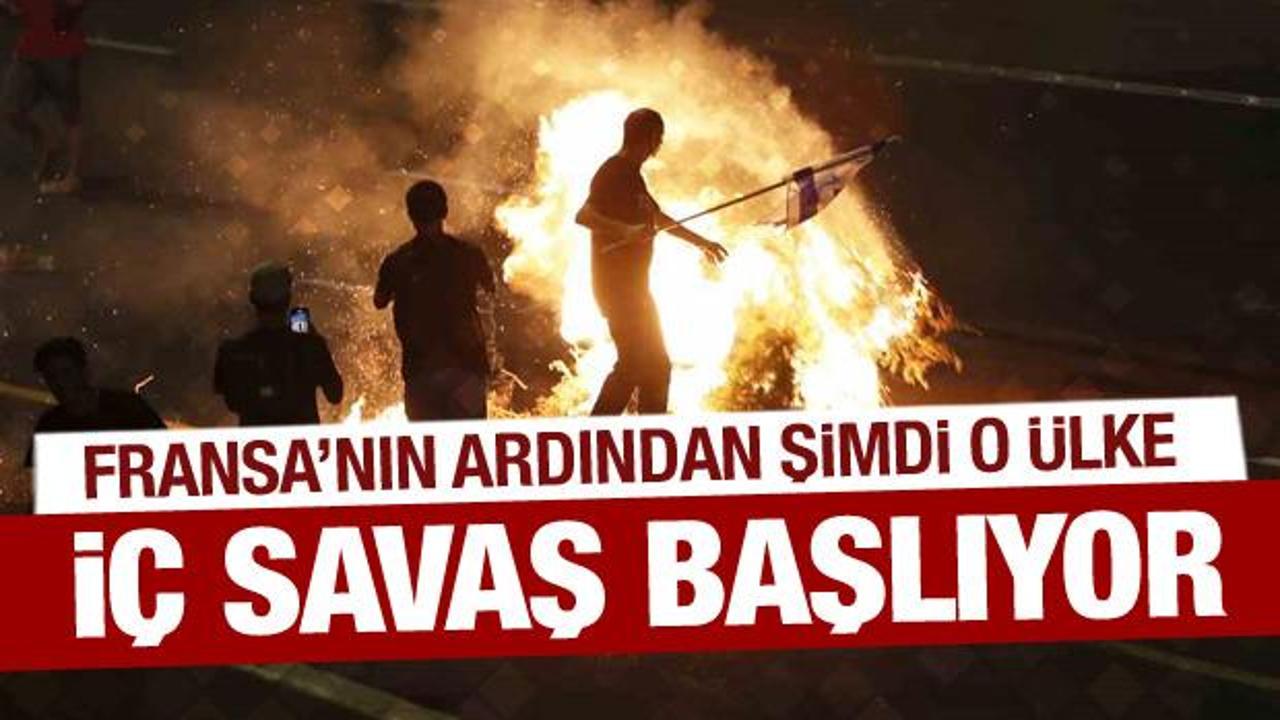 Fransa’nın ardından şimdi o ülke! İç savaş başlıyor