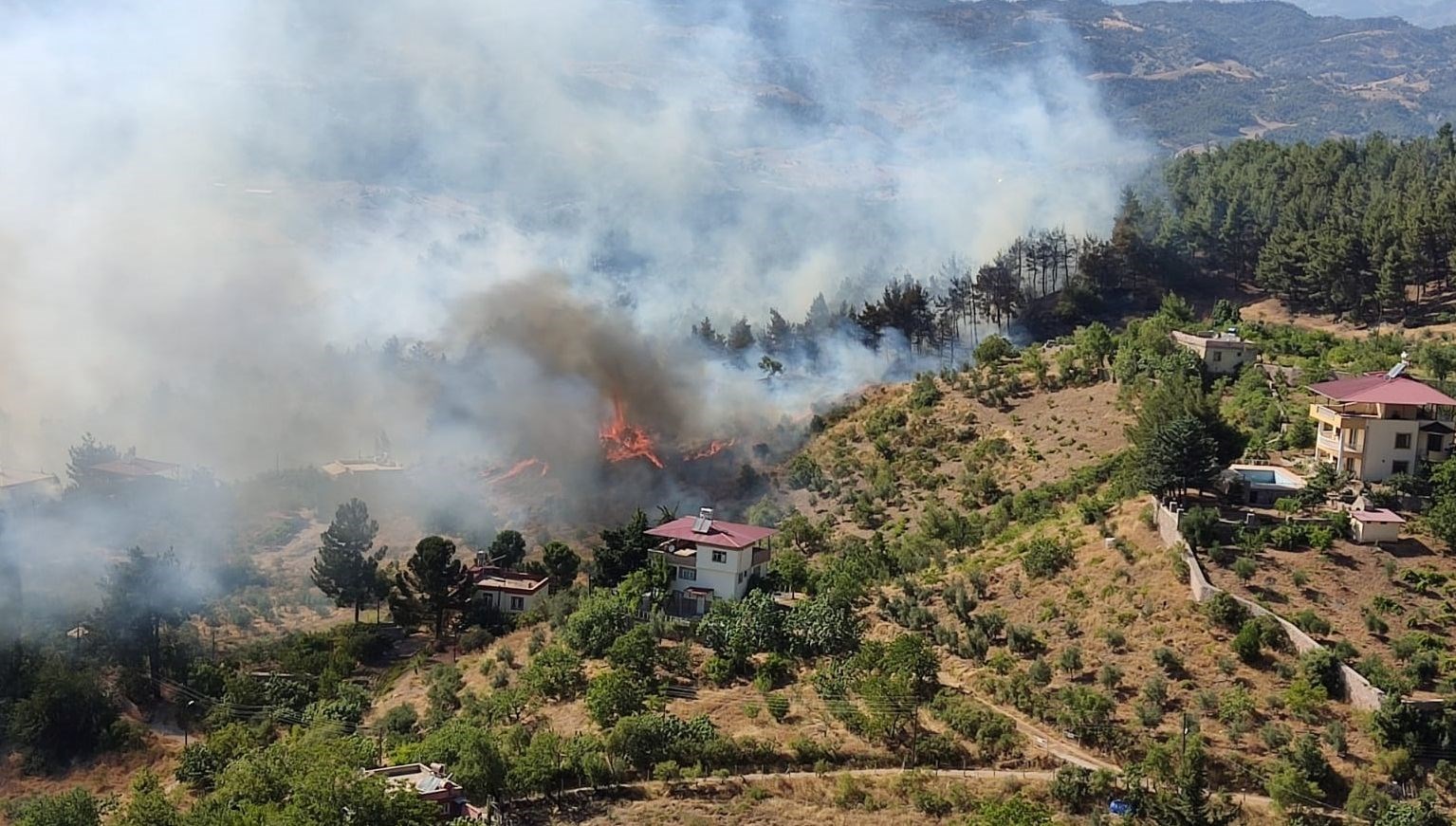 Kahramanmaraş’ta orman yangını