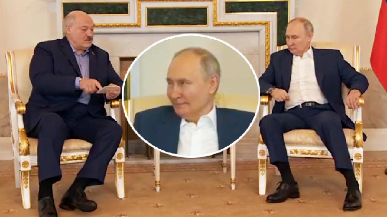 Lukaşenko’un mesajı, Putin’in muzip gülüşü: Batı’ya gitmek istiyorlar, zor tutuyorum