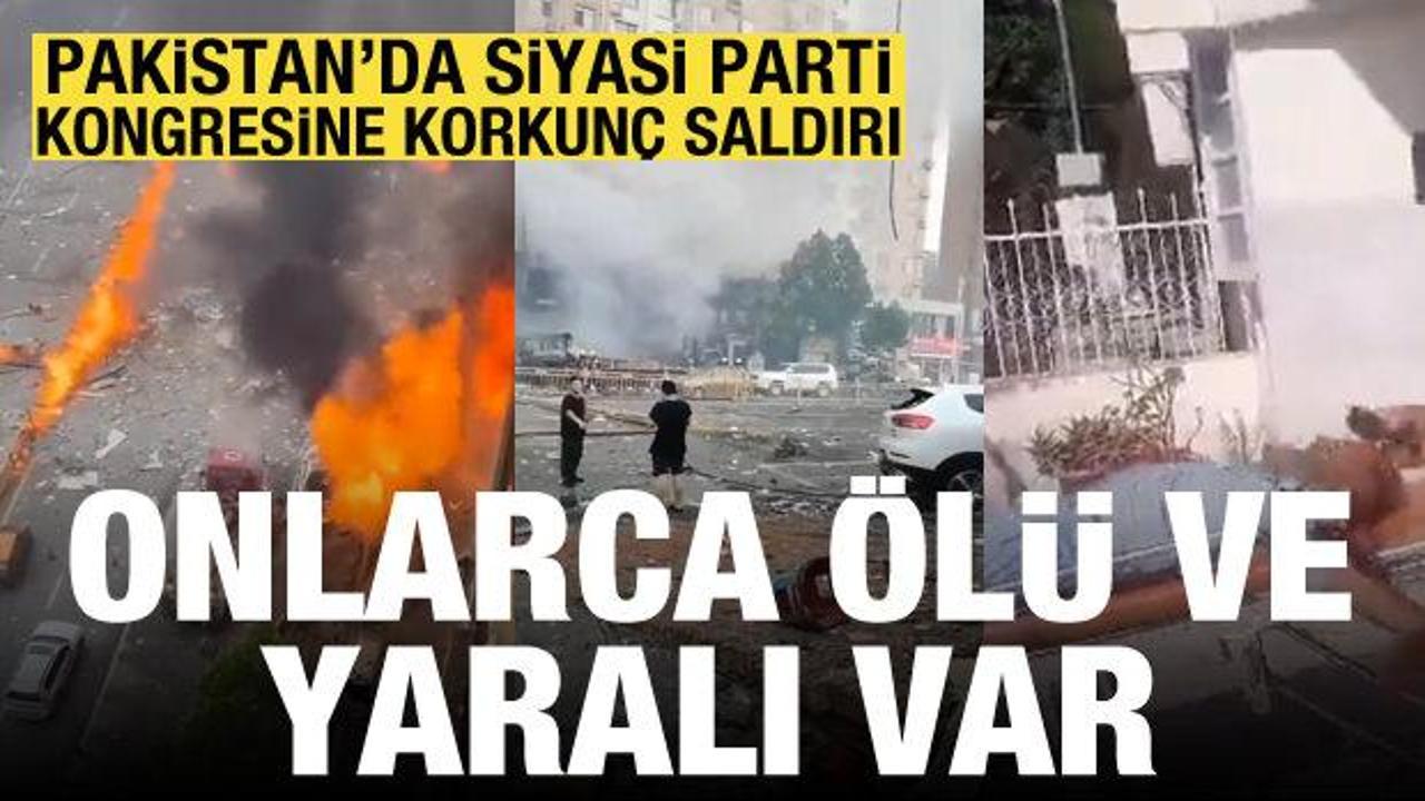 Pakistan’da siyasi parti kongresine saldırı: Onlarca ölü ve yaralı var