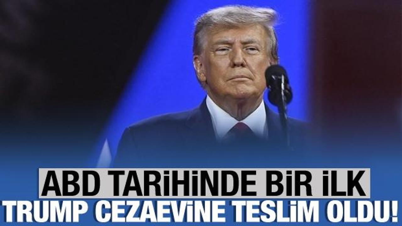 ABD’de bir ilk: Trump Georgia’da cezaevine teslim oldu!