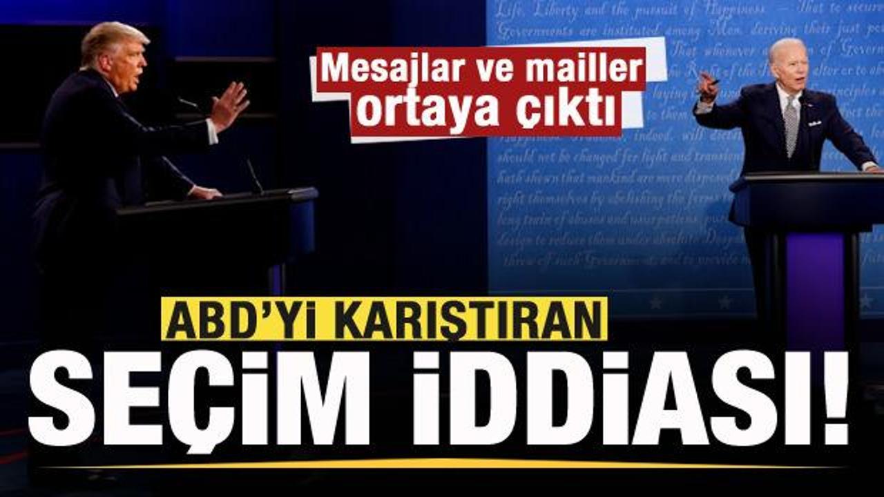 ABD’yi karıştıran seçim iddiası! Mesajlar ve mailler ortaya çıktı