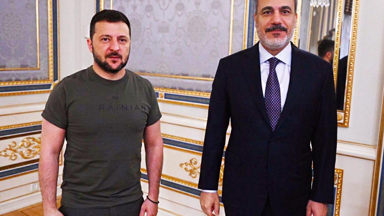 Bakan Fidan, Zelenskiy’le görüştü