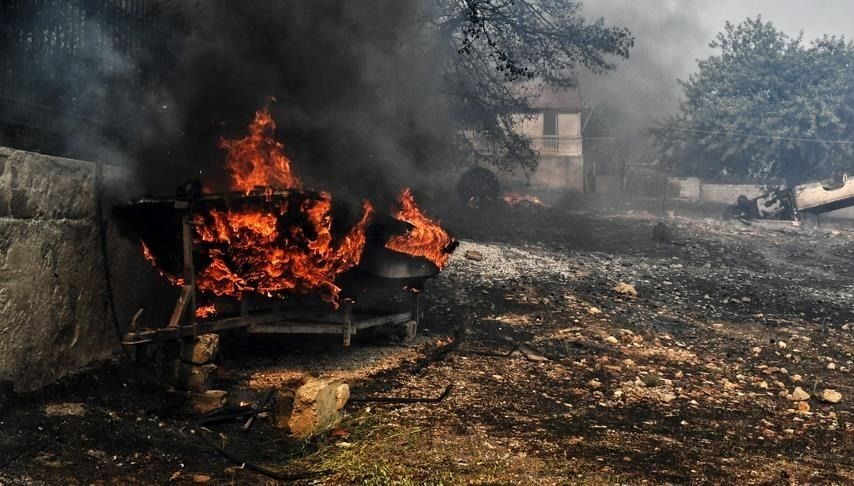 Dedeağaç’ta orman yangını nedeniyle OHAL ilan edildi (İpsala Sınır Kapısı kapatıldı)