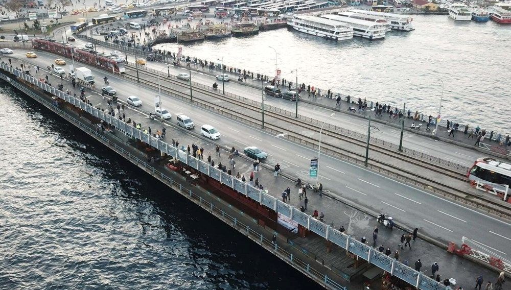 Galata Köprüsü’nde yenileme çalışmasının ilk etabı bu gece başlayacak