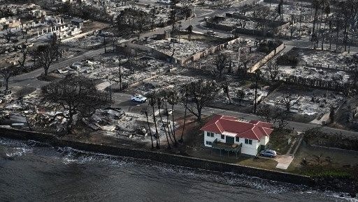 Hawaii’nin mucize evi: Her yer yanarken ona hiçbir şey olmadı