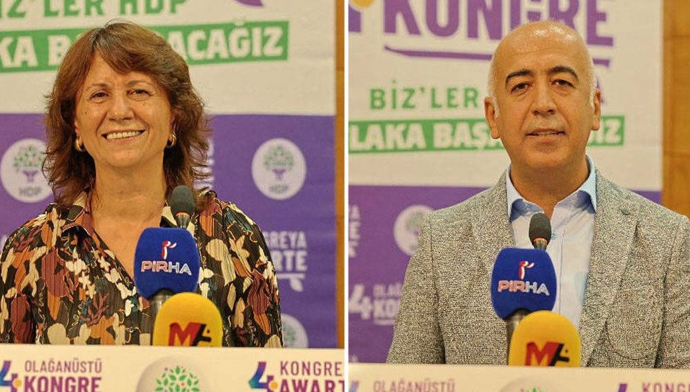 HDP’nin yeni eş genel başkanları belli oldu