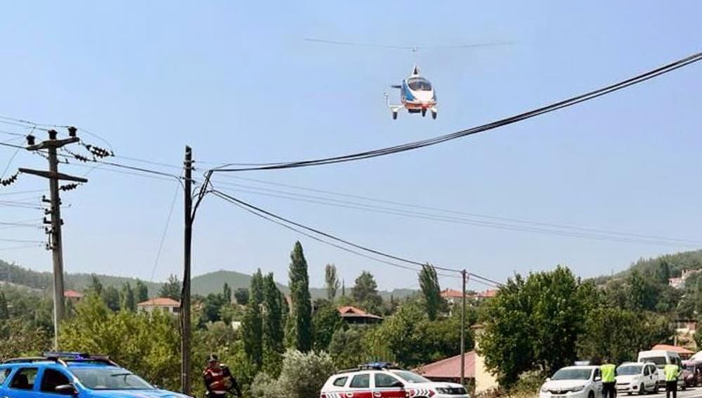 Jandarmadan Cayrokopter ile trafik denetimi