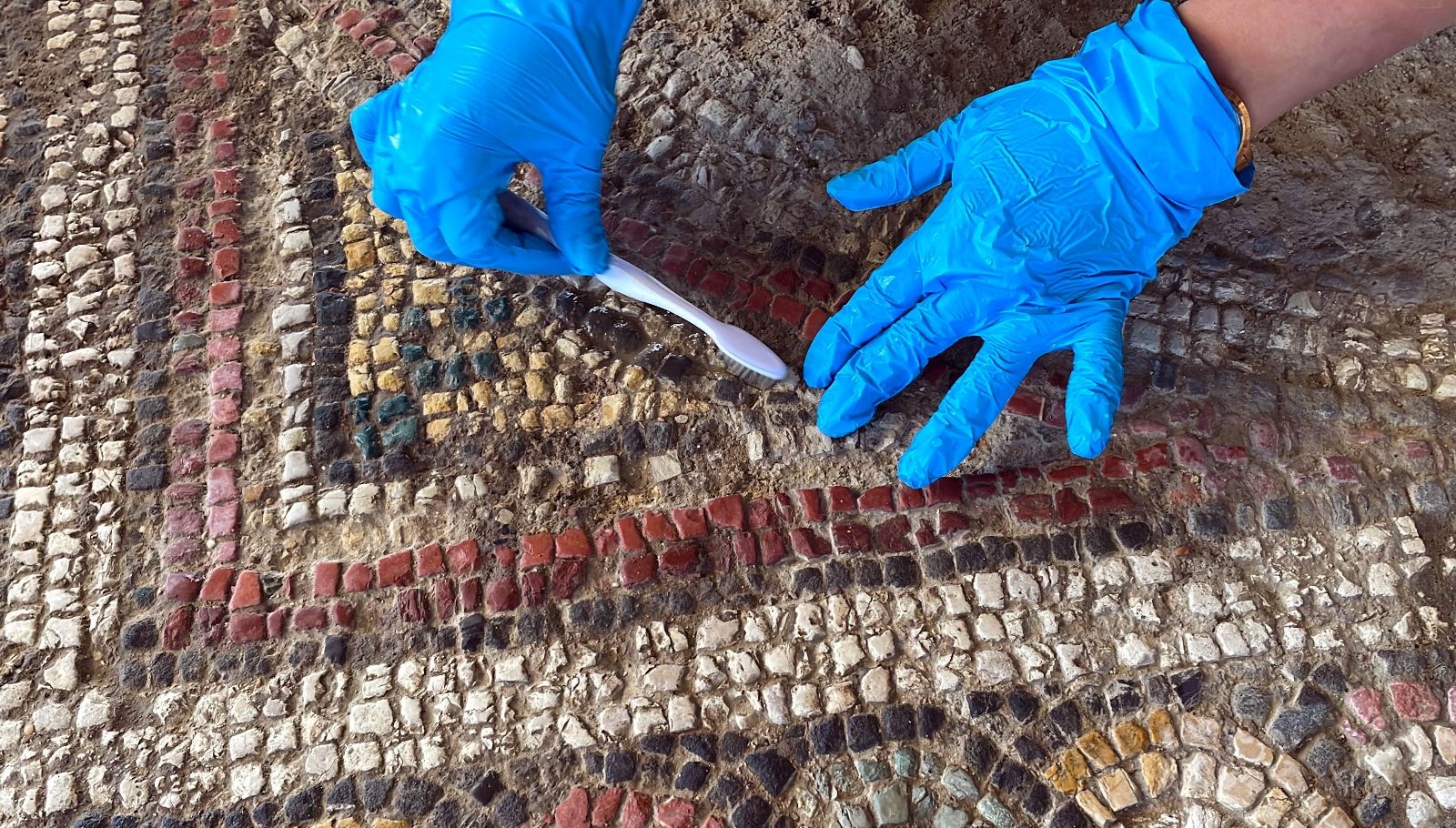 Pompeipolis Antik Kenti’ndeki 1800 yıllık mozaikler gün yüzüne çıkarılıyor