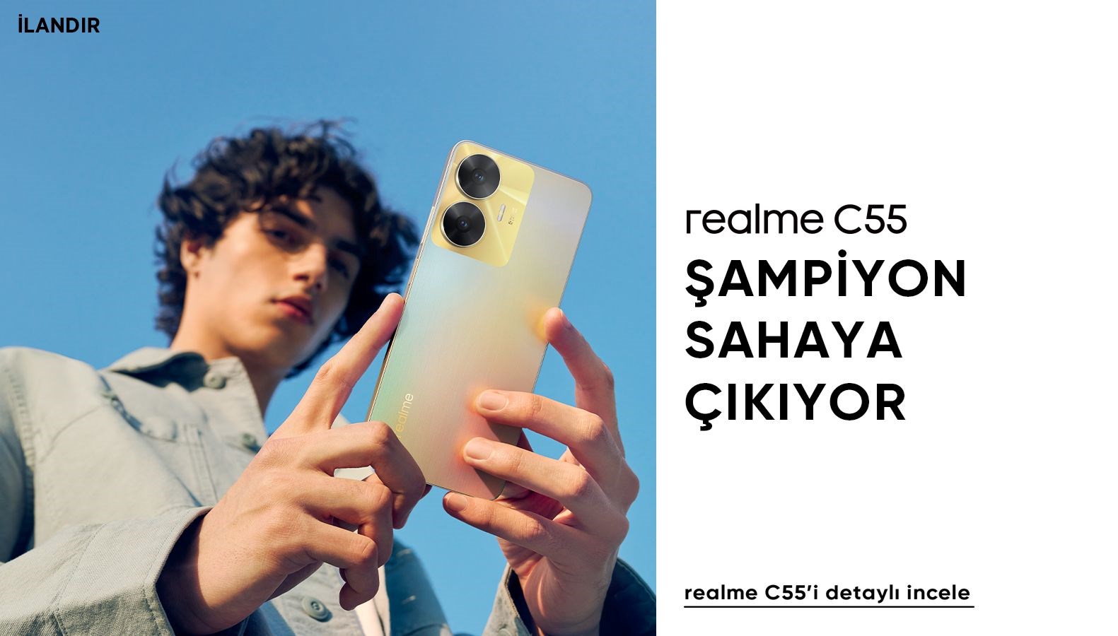 realme c55 şampiyon sahaya çıkıyor