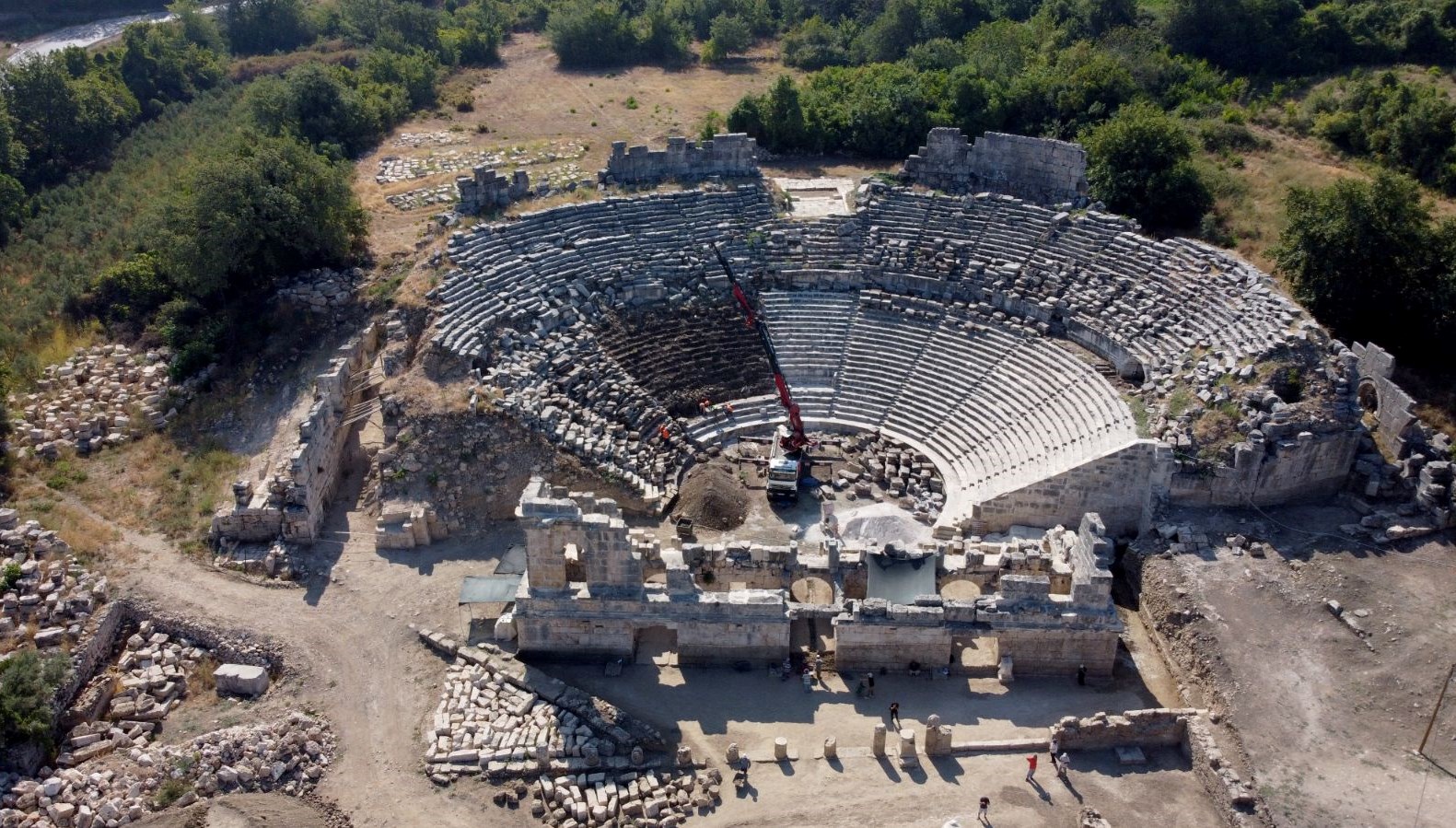 Tlos Antik Kenti’nin tiyatrosu 2025’e hazırlanıyor