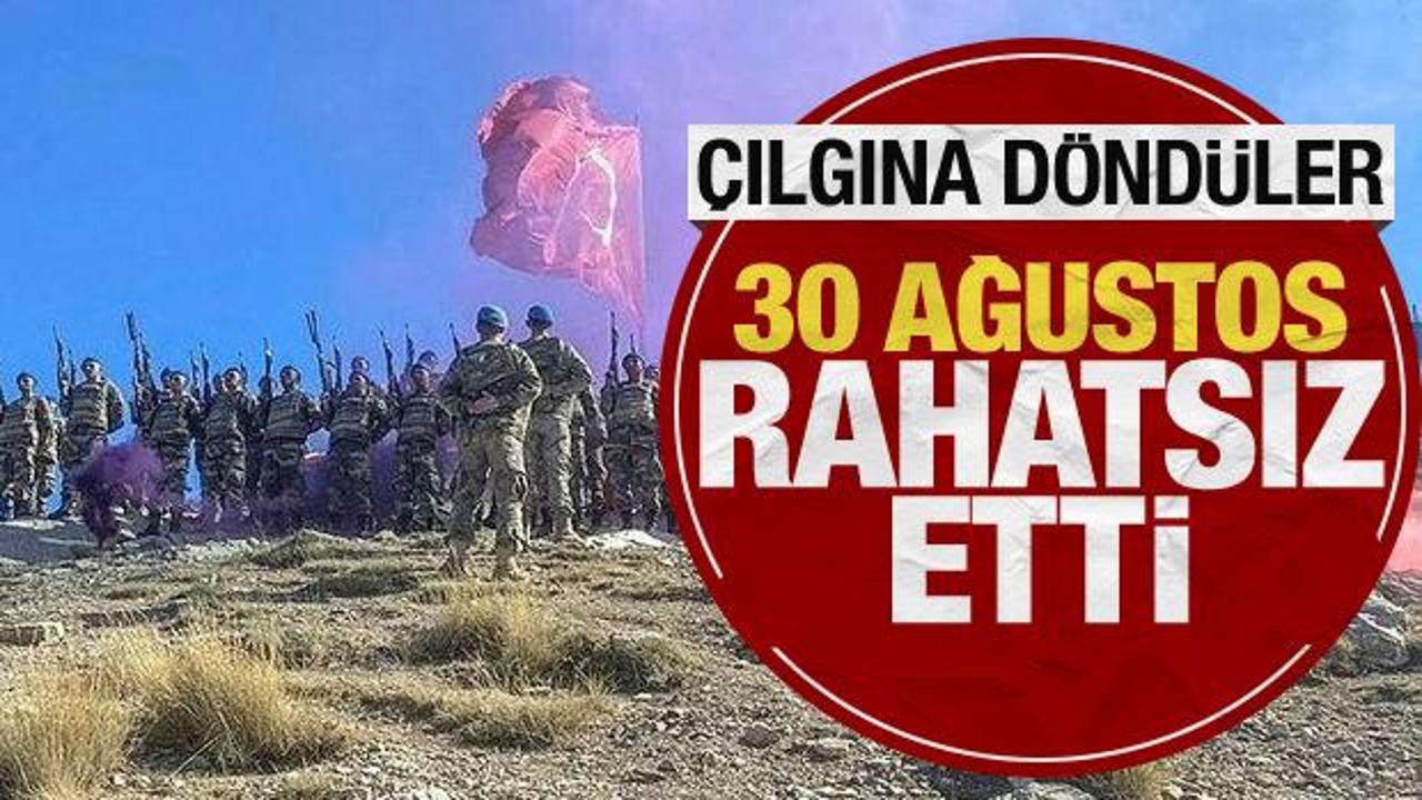 30 Ağustos kutlaması rahatsız etti! Çılgına döndüler