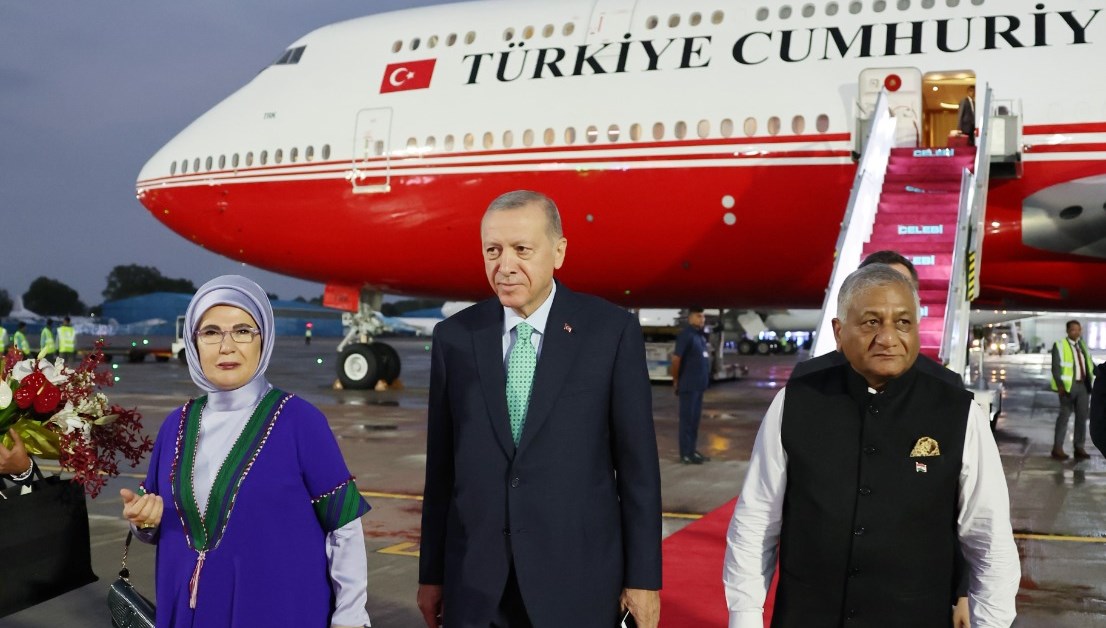 Cumhurbaşkanı Erdoğan, G-20 Liderler Zirvesi için Hindistan’da