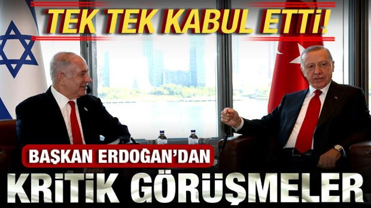 Cumhurbaşkanı Erdoğan’dan diplomasi trafiği! Türkevi’nde tek tek kabul etti