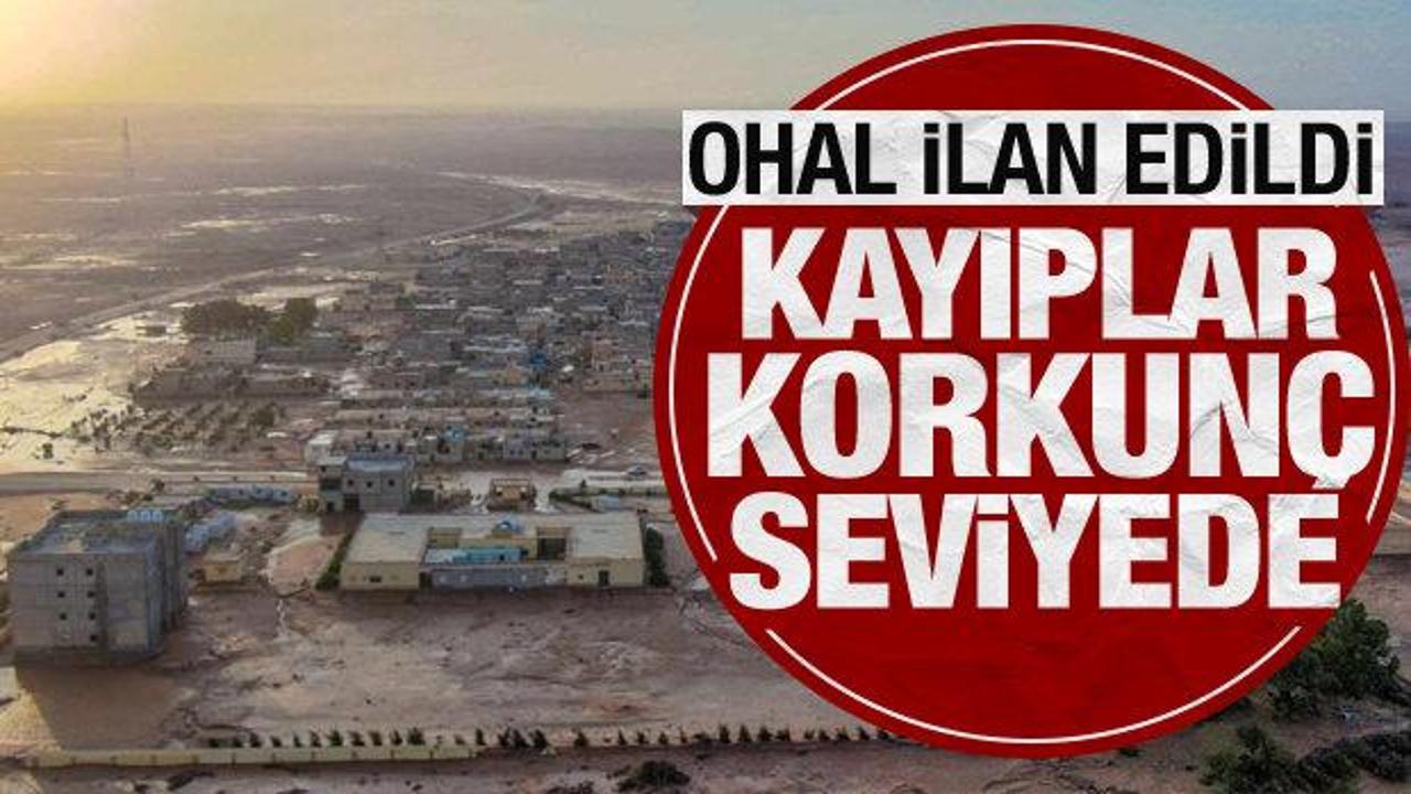 Libya’da bir yıl OHAL ilan edildi! Derne’de kayıp sayısı korkunç seviyede