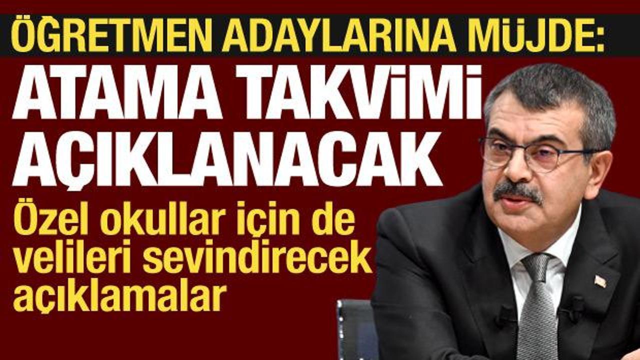 Milli Eğitim Bakanı Tekin’den atama müjdesi! Velileri de sevindirecek açıklama