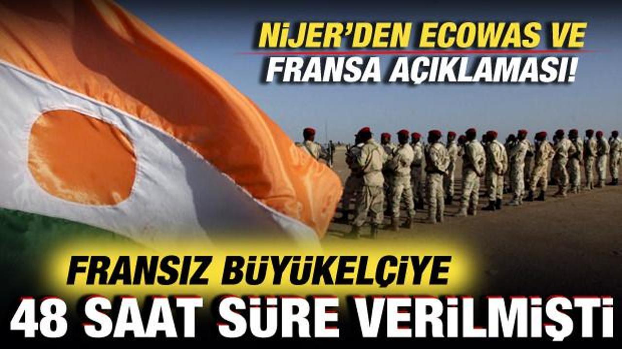 Nijer’den ECOWAS ve Fransa açıklaması! 48 saat süre verilmişti