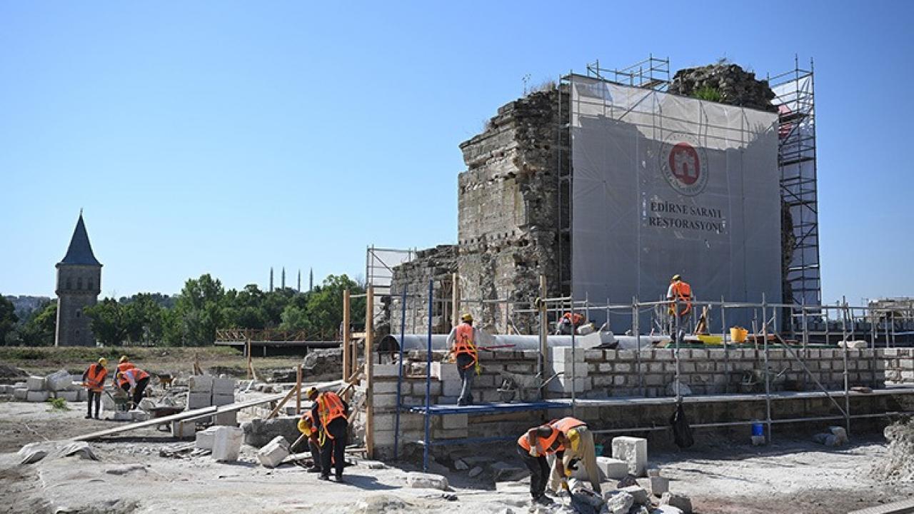 Restorasyonu devam eden Edirne Sarayı ‘ikonik yapı’ları ile ayağa kalkacak