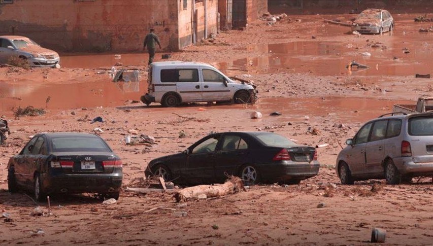 Sel felaketinin yaşandığı Libya’ya 24 ülkeden 70’ten fazla yardım uçağı ulaştı