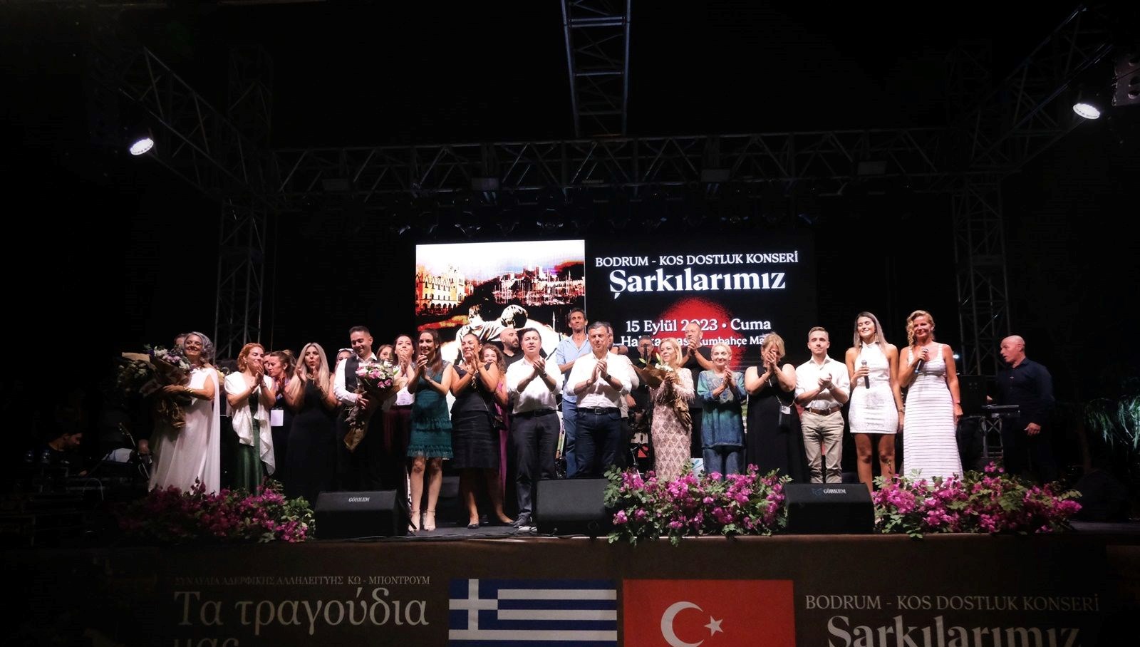 Türk ve Yunan sanatçılardan Bodrum’da “dostluk ve kardeşlik” konseri