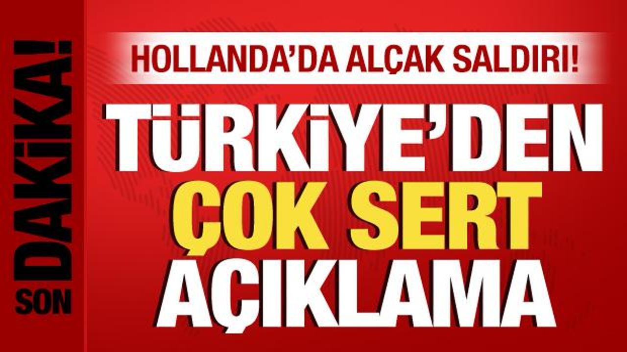 Türkiye’den, Hollanda’da Kur’an-ı Kerim’e yapılan alçak saldırıya çok sert tepki