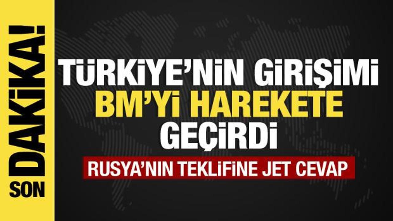 Türkiye’nin girişimi BM’yi harekete geçirdi… Lavrov’un teklifine jet cevap