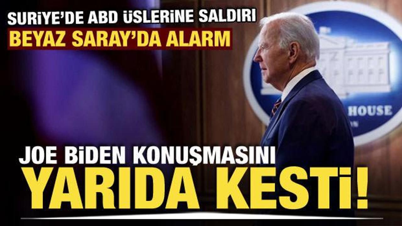 ABD’de ‘acil durum’ toplantısı! Biden konuşmasını yarıda kesti