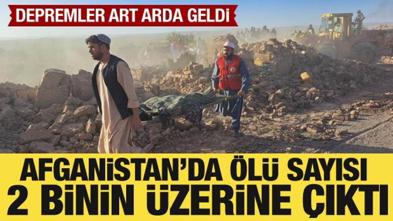 Afganistan’daki depremlerde ölü sayısı 2 bin 445’e çıktı