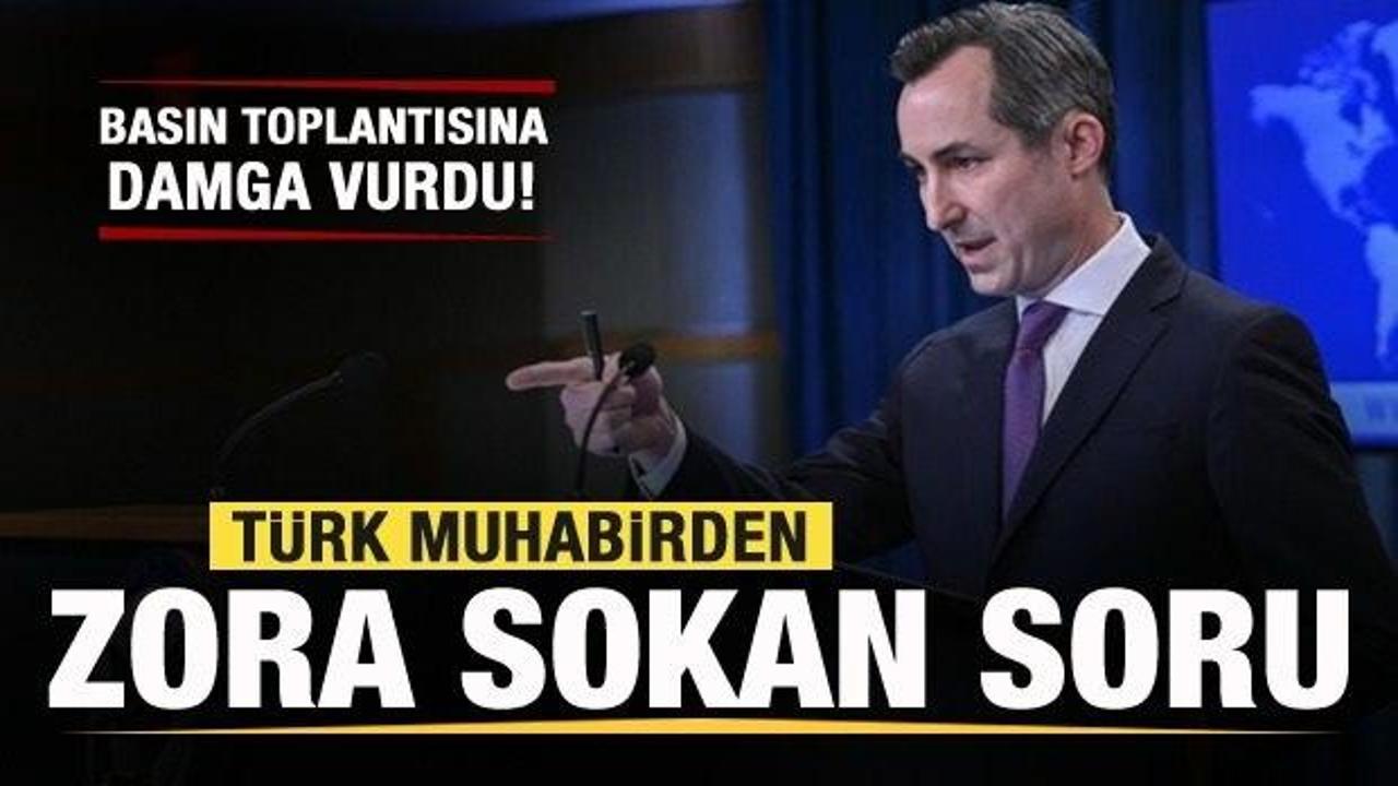 Basın toplantısına damga vurdu! Türk muhabirden zora sokan soru