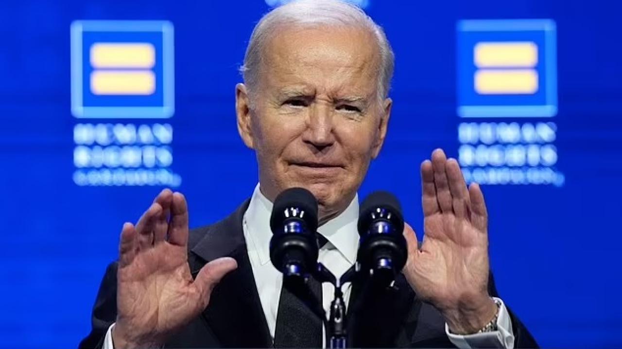 Biden’a soğuk duş: Konuşması Filistin destekçisinin sözleriyle kesildi