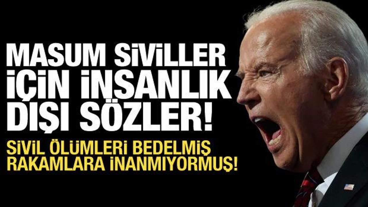 Biden’dan Gazze için insanlık dışı açıklama: Sivil ölümleri savaşın bedeliymiş!