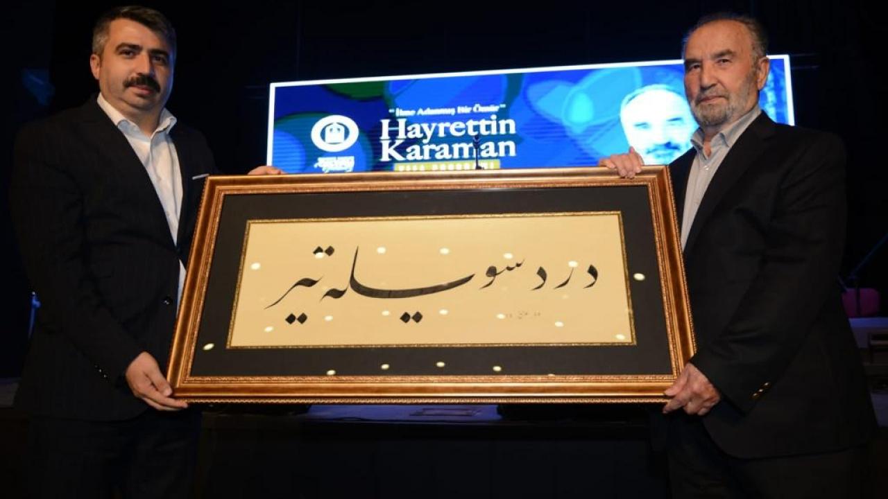 Bursa’da, Prof. Dr. Hayrettin Karaman’a vefa programı!