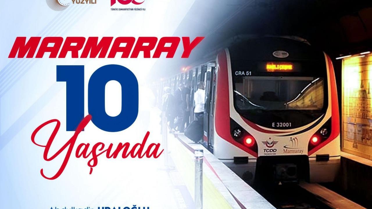 Cumhuriyetimizin 100’üncü yılında Marmaray 10 yaşında!