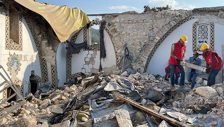 Depremde yıkılan Habib-i Neccar Camisi yeniden inşa edilecek