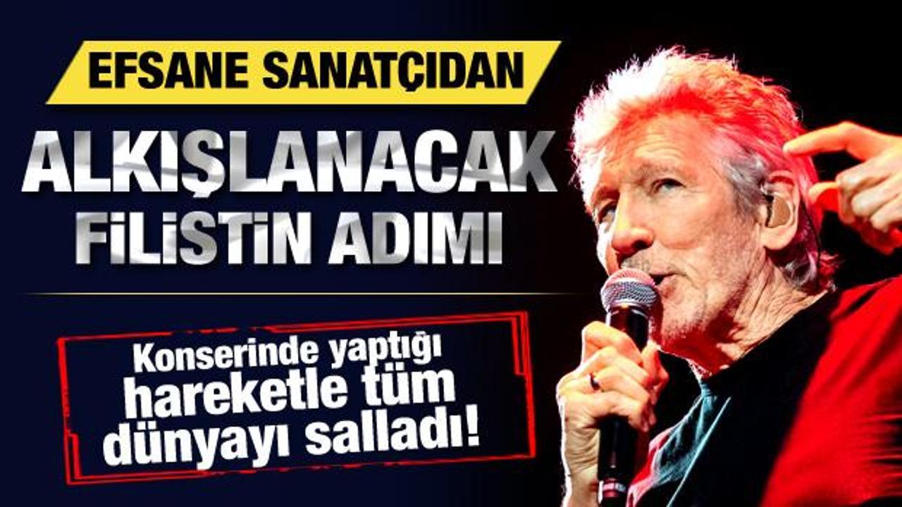 Efsane sanatçı Roger Waters’dan alkışlanacak Filistin adımı! Tüm dünyada ses getirdi!