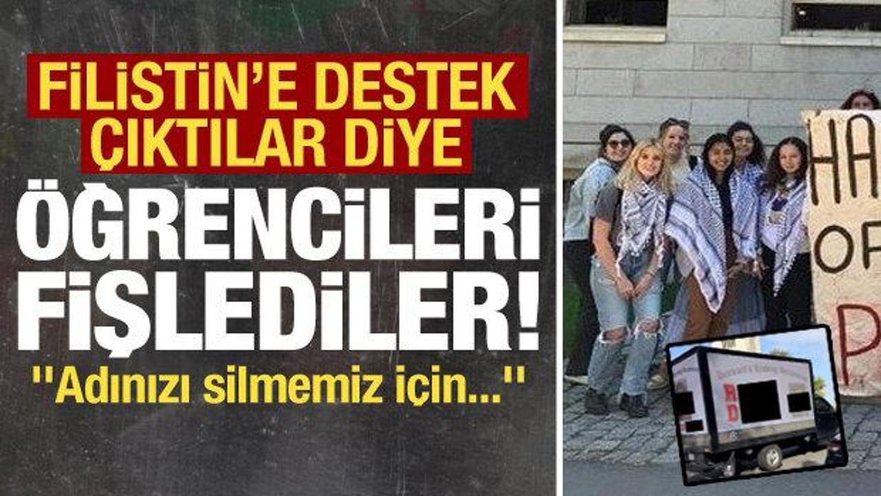 Filistin’e destek çıkan Harvard’lı öğrencileri fişlediler! ‘Adınızı silmemiz için…’