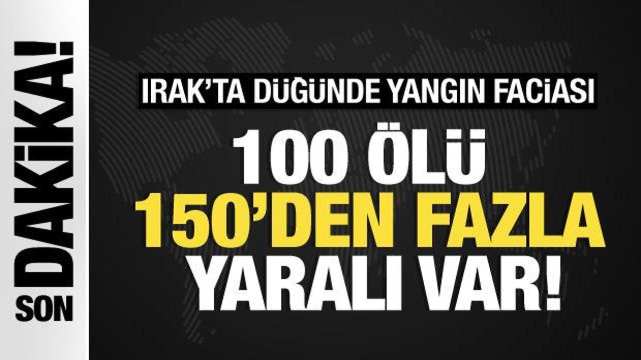 Irak’ta düğün salonunda yangın faciası: 100 ölü, çok sayıda yaralı