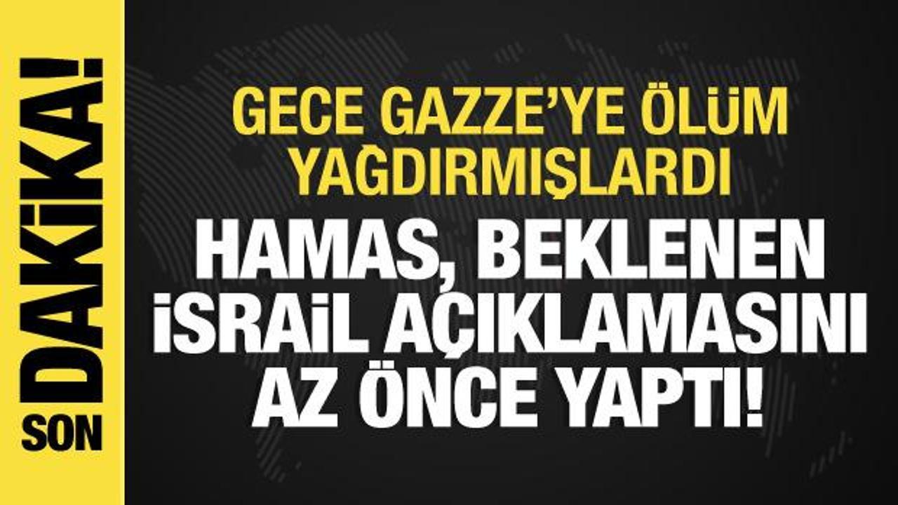 İsrail-Filistin savaşı: Gazze’ye ölüm yağdı, Hamas’tan beklenen İsrail açıklaması geldi