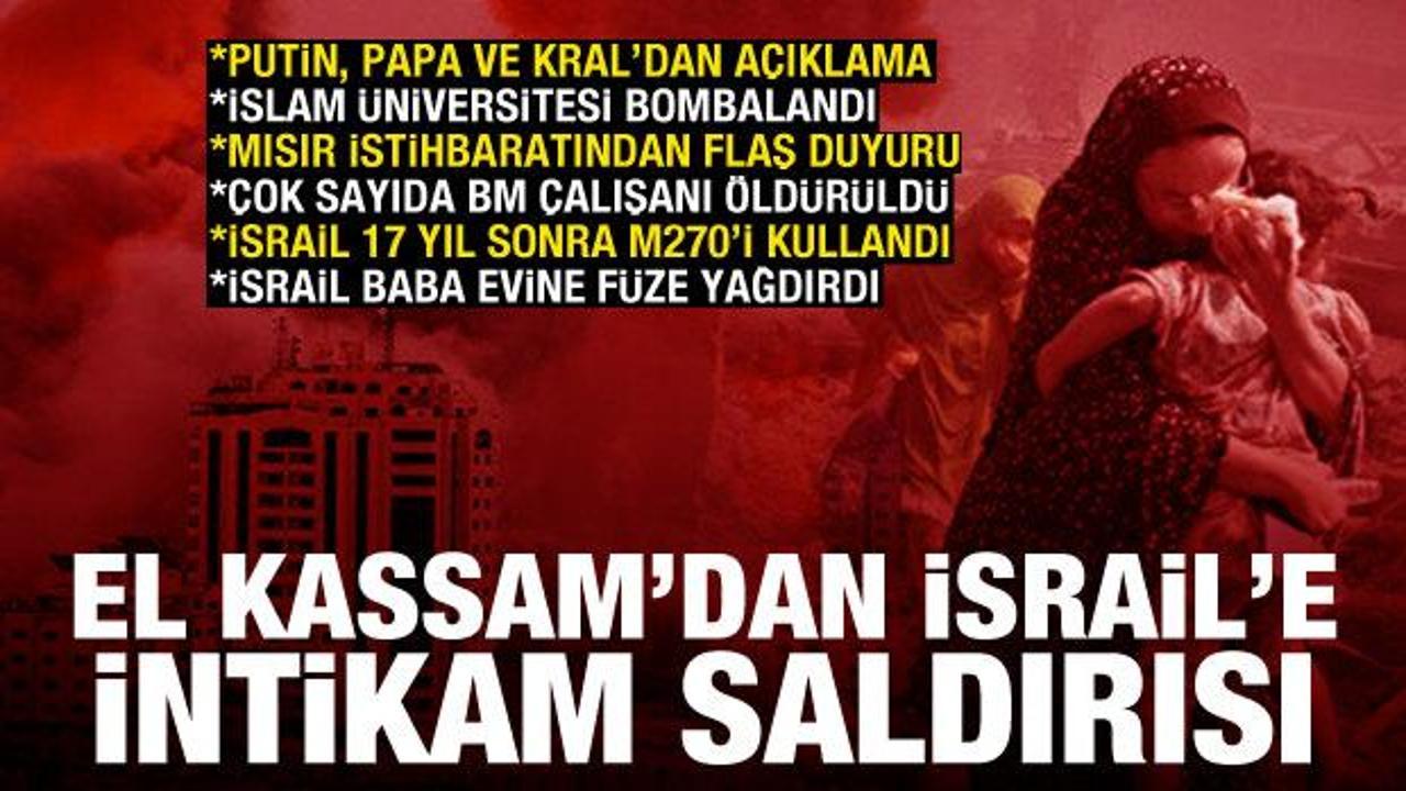 İsrail-Filistin savaşı: Hamas’tan intikam saldırısı; Putin, Papa ve Kral’dan açıklamalar