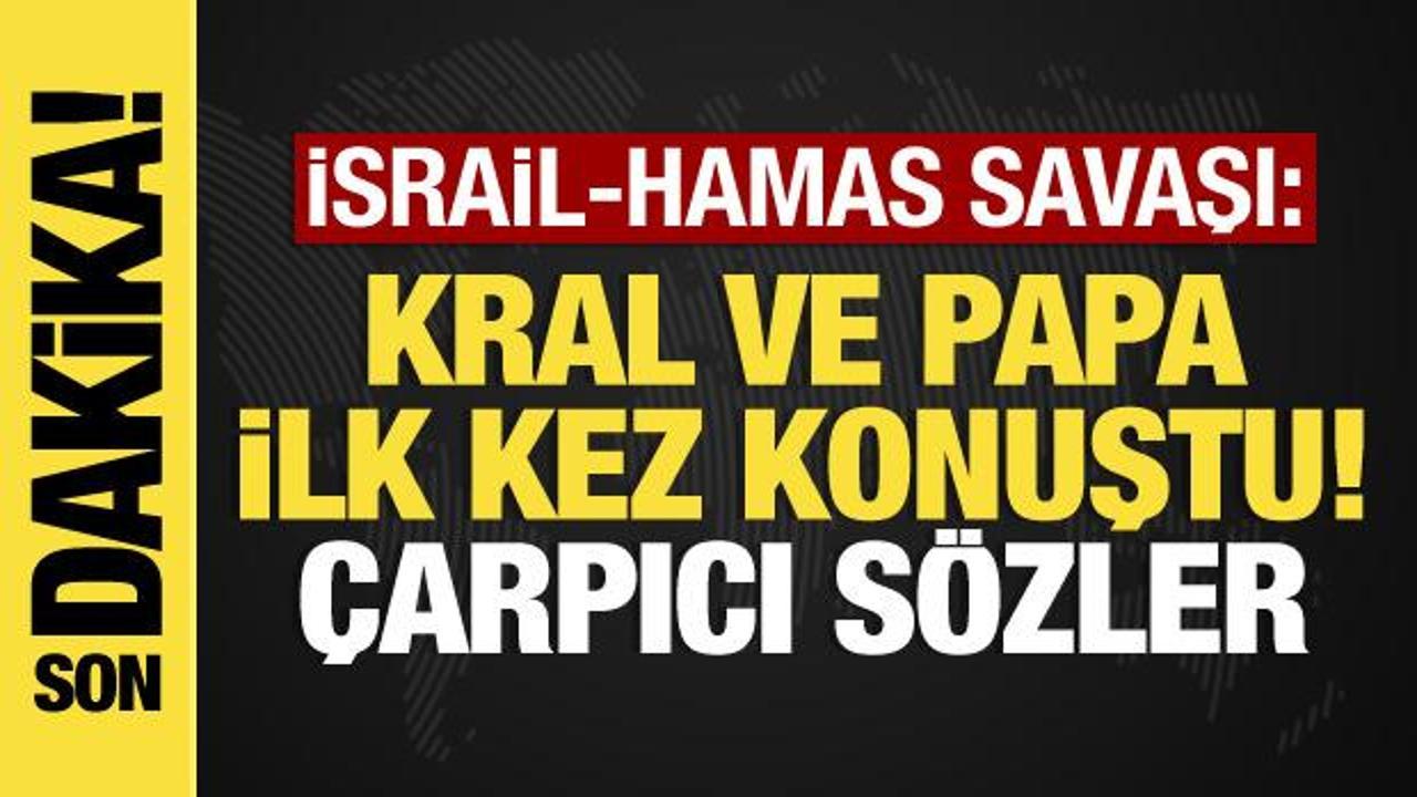 İsrail-Filistin savaşı: Papa ve Kral 2. Abdullah’tan kritik açıklamalar