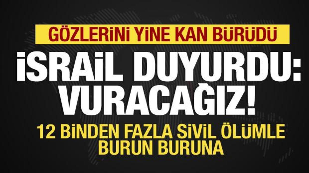 İsrail’in gözünü kan bürüdü! Katliam mesajı…Hedefte yine hastane