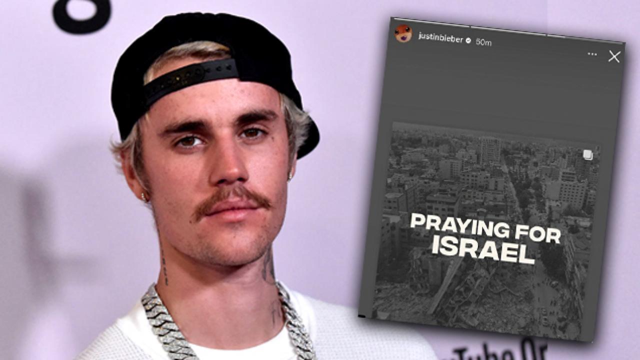 Justin Bieber’dan akılalmaz İsrail paylaşımı! Rezil olup paylaşımı sildi!