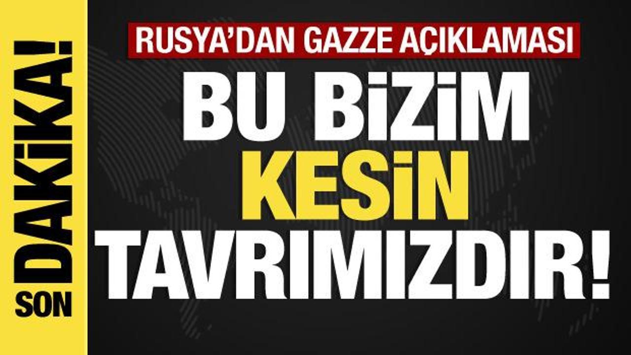 Kremlin’den Gazze açıklaması: Bu bizim kesin tavrımızdır!