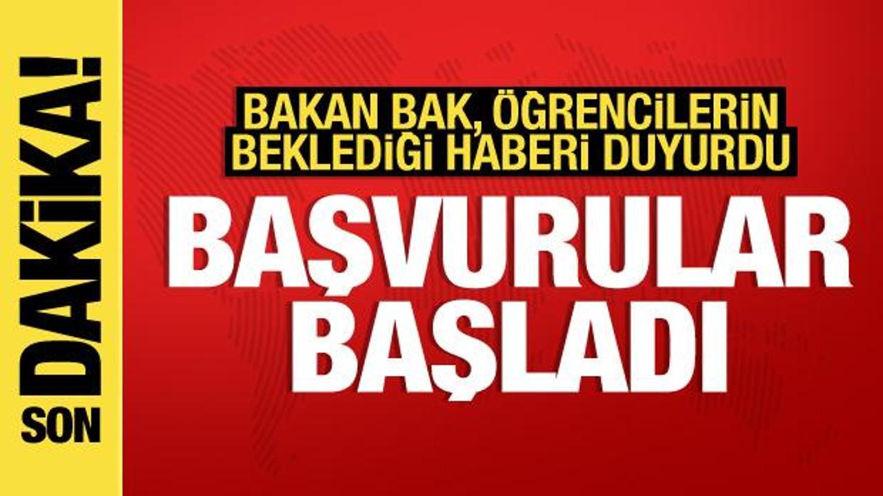 KYK’nın burs/kredi başvuruları başladı