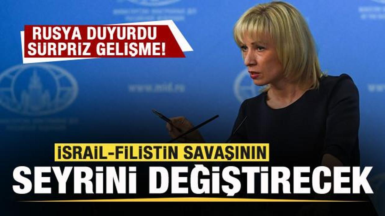 Rusya duyurdu! İsrail-Filistin savaşanın seyrini değiştirecek gelişme!